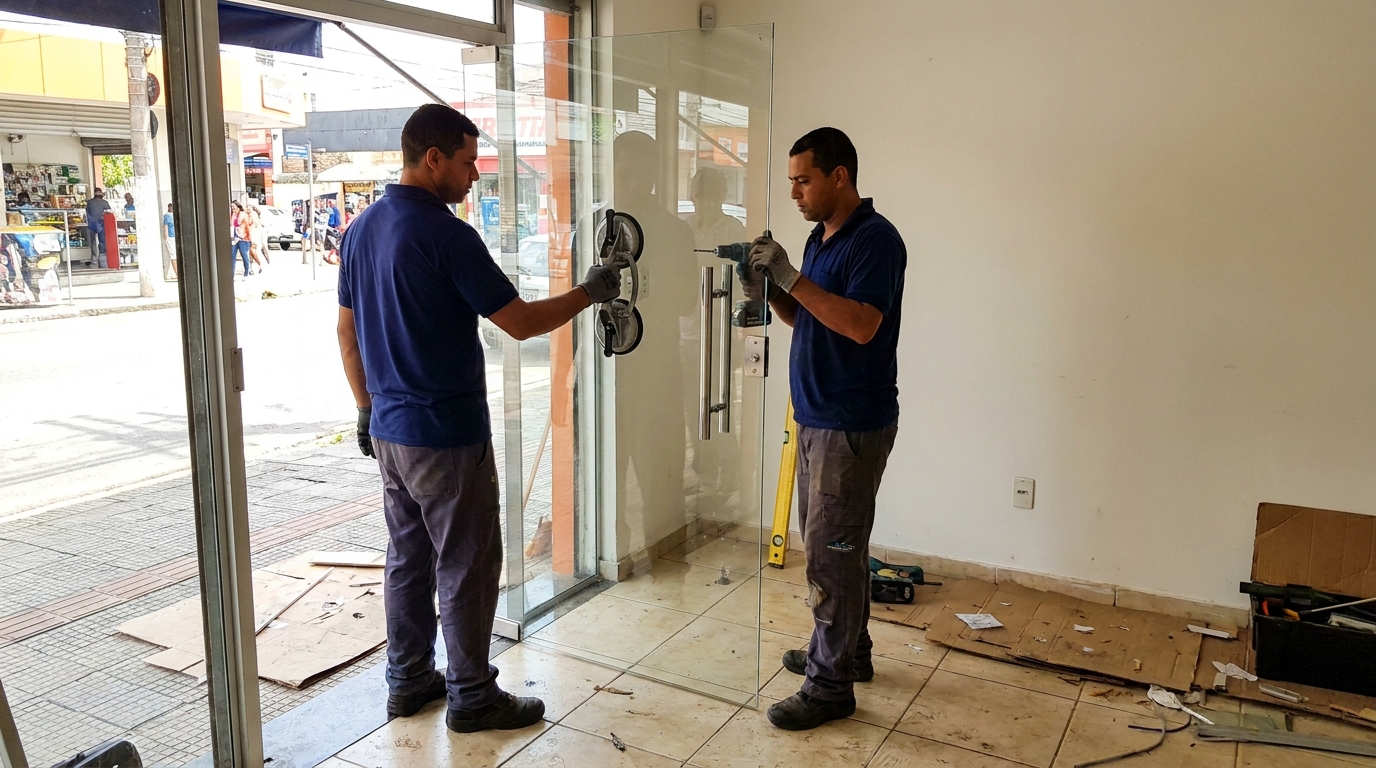 Portas em Vidro em Porto Alegre‑RS